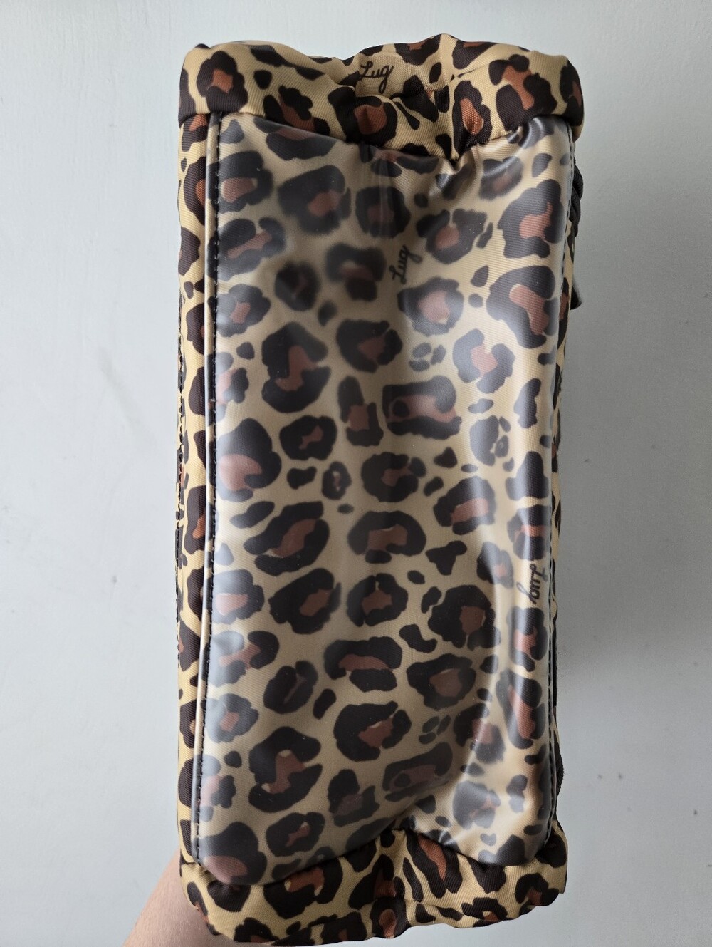 Lug Trolley Mini Cosmetic Case Leopard - Picture 2 of 5